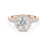 Classic Halo Pave Ring